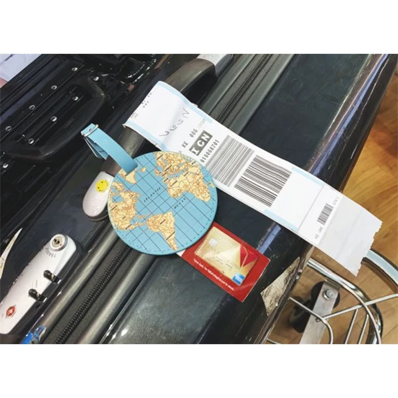 Bőröndcímke - Világjáró