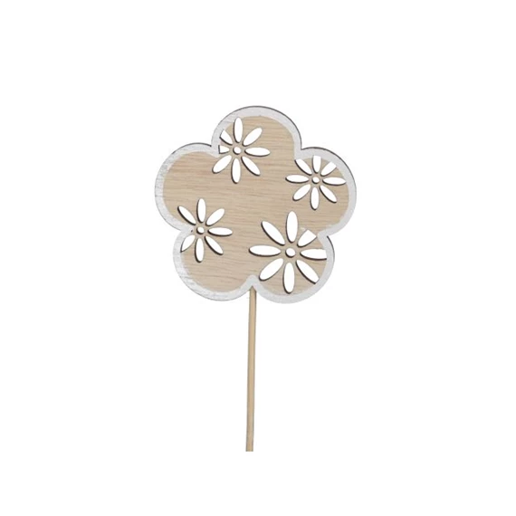 Virág mintás, betűzős 7x7,5 cm S/9