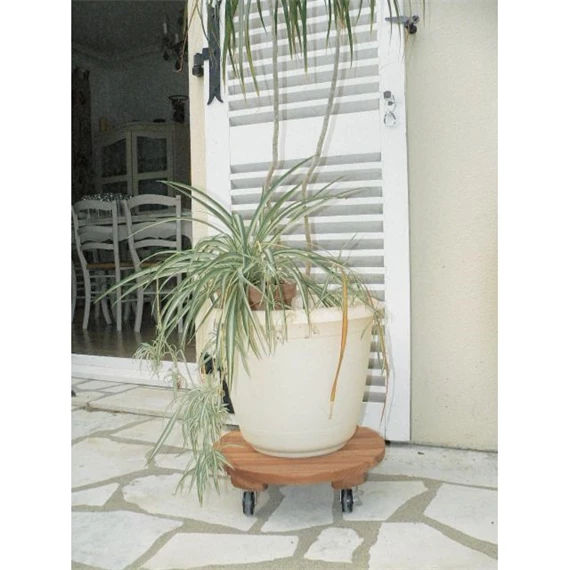 Virágalátét gurulós 30 cm