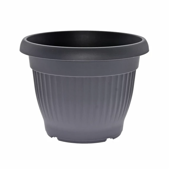 Virágcserép Campana bordázott, kerek 40x21x26 cm