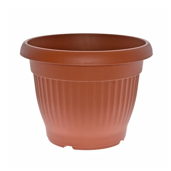 Virágcserép Campana bordázott, kerek 40x21x26 cm