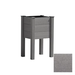 IRGA virágláda lábakkal, fa hatású 40x40x77 cm