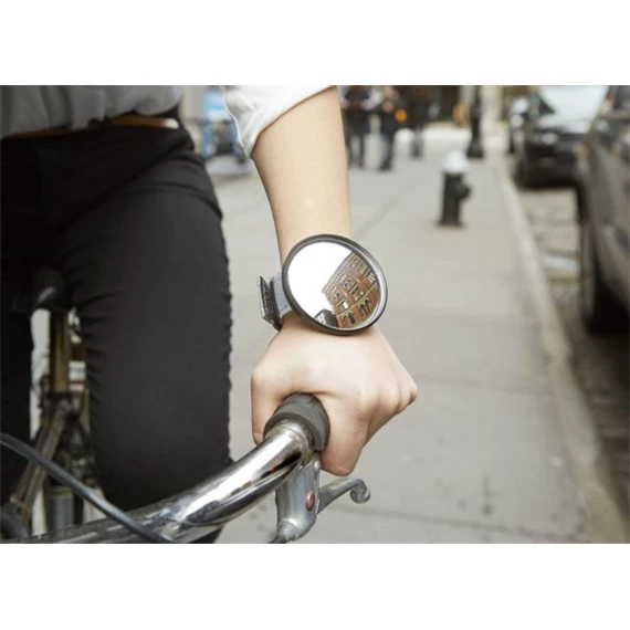 Visszapillantó tükör kerékpárhoz, csuklóra rögzíthető