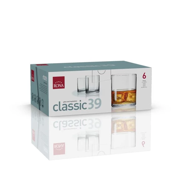 Whisky pohár CLASSIC 390 ml 8,8x10,2 cm S/6