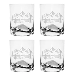 Whisky pohár Swarovski kristállyal 300 ml 9,8x8,1 cm S/4