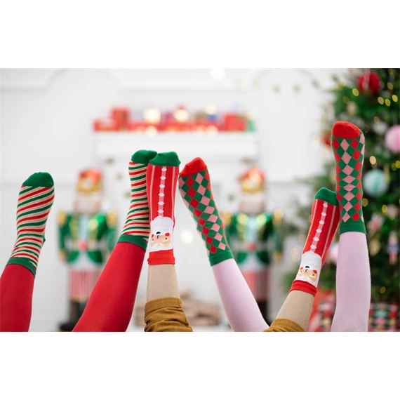 Zokni csíkos, mix, 27-30