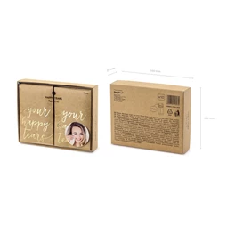 Zsebkendő a boldog könnyekhez arany 7,5x12 cm S/10